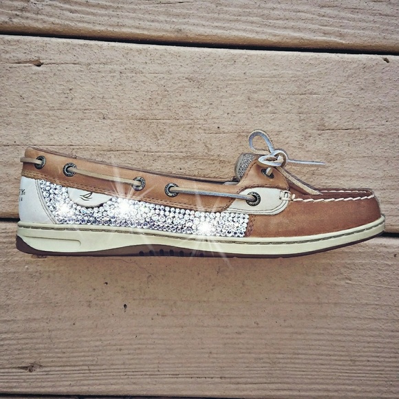 Swarovski Crystal Bling Sperry TopSider Angelfish - Picture 2 of 5